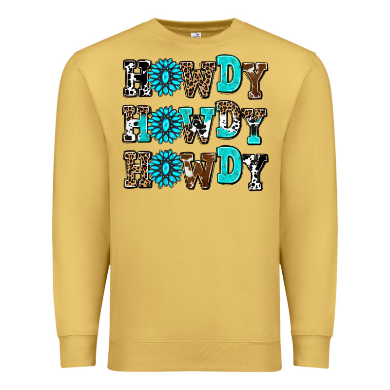 Howdy Howdy Howdy Premium Sweatshirt by AdoDesignShop | Teevron