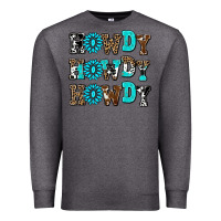 Charcoal Heather howdy howdy howdy Premium Sweatshirt - AdoDesignShop