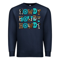 Navy howdy howdy howdy Premium Sweatshirt - AdoDesignShop