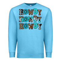 Ocean Blue howdy howdy howdy Premium Sweatshirt - AdoDesignShop