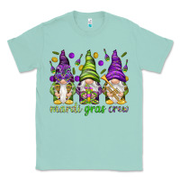 Seafoam Mardi Gras crew with gnomies Classic Tee - HowdyJamesFarm