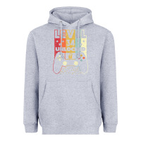 Heather Grey level 34 unlocked shirt video gamer 34th birthday gifts tee t shirt Heavyweight Hoodie - longCreatives