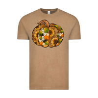 Vintage Coffee leopard cowhide sunflower pumpkin Vintage Tee - Jasminsmagicworld