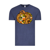 Vintage Denim leopard cowhide sunflower pumpkin Vintage Tee - Jasminsmagicworld