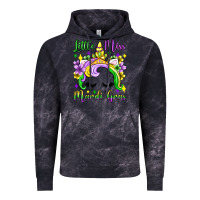 Cloud Black little miss mardi gras unicorn  olivia Vintage Hoodie - OliviaCreatesArt