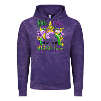 Cloud Purple little miss mardi gras unicorn  olivia Vintage Hoodie - OliviaCreatesArt