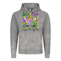Cloud Rock little miss mardi gras unicorn  olivia Vintage Hoodie - OliviaCreatesArt