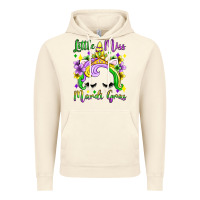 Vintage Artic little miss mardi gras unicorn  olivia Vintage Hoodie - OliviaCreatesArt