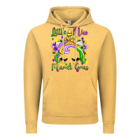 Vintage Mustard little miss mardi gras unicorn  olivia Vintage Hoodie - OliviaCreatesArt