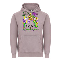 Vintage Zinc little miss mardi gras unicorn  olivia Vintage Hoodie - OliviaCreatesArt