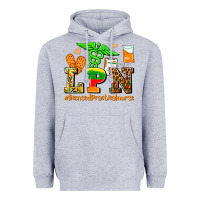 Heather Grey lpn juneteenth licensed practical nurse Heavyweight Hoodie - AdoDesignShop