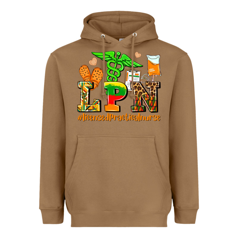 Lpn Juneteenth Licensed Practical Nurse Heavyweight Hoodie by AdoDesignShop | Teevron