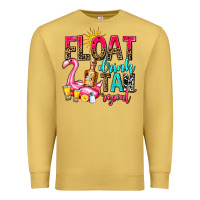 Antique Gold float drink tan repeat Premium Sweatshirt - AdoDesignShop