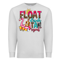 Dove Grey float drink tan repeat Premium Sweatshirt - AdoDesignShop