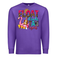 Purple float drink tan repeat Premium Sweatshirt - AdoDesignShop