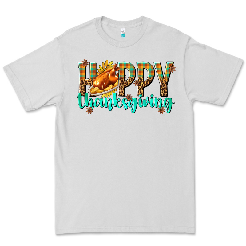 Happy Thanksgiving With Turkey Premium Tee by texasbilliewilder | Teevron
