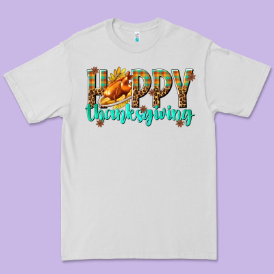 Happy Thanksgiving With Turkey Premium Tee Designed By Texasbilliewilder