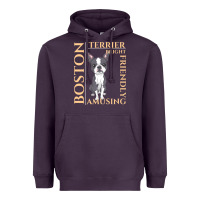 Plum boston terrier t  shirt boston terrier dog traits gift t  shirt Heavyweight Hoodie - longCreatives