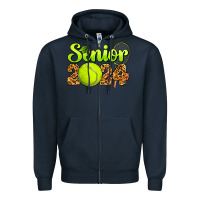 Navy tennis senior 2024 Zipper Hoodie - BarkalooDesign