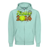 Seafoam tennis senior 2024 Zipper Hoodie - BarkalooDesign