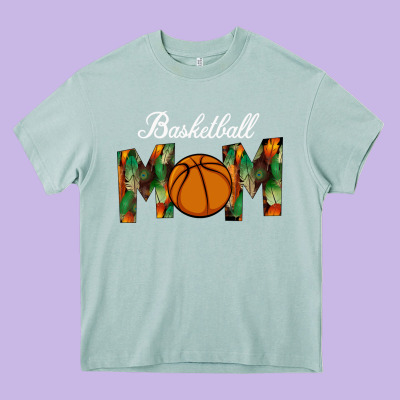 Basketball Mom Heavy Core Tee Designed By Bettercallsaul