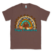 Chestnut Happy thanksgiving rainbow Classic Tee - Artiststas