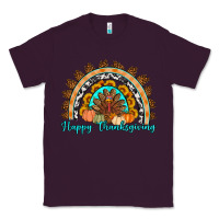 Plum Happy thanksgiving rainbow Classic Tee - Artiststas