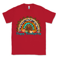 Red Happy thanksgiving rainbow Classic Tee - Artiststas
