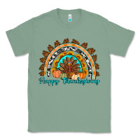 Sage Happy thanksgiving rainbow Classic Tee - Artiststas