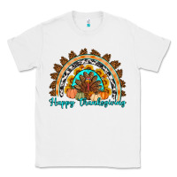 White Happy thanksgiving rainbow Classic Tee - Artiststas