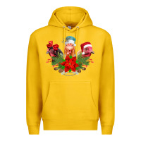Lemon Chickens Christmas Premium Hoodie - CowhideDigitalArt
