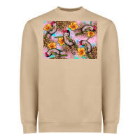Mushroom Baby monkey flowers Heavyweight Sweatshirt - Artiststas