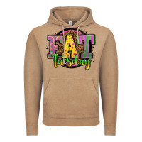 Vintage Coffee mardi gras fat tuesday Vintage Hoodie - OliviaCreatesArt