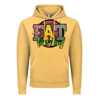 Vintage Mustard mardi gras fat tuesday Vintage Hoodie - OliviaCreatesArt