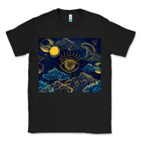 Black evil eye moon Classic Tee - TumblerDesignByShophia