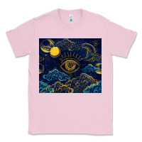 Bubblegum Pink evil eye moon Classic Tee - TumblerDesignByShophia