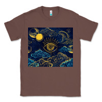 Chestnut evil eye moon Classic Tee - TumblerDesignByShophia