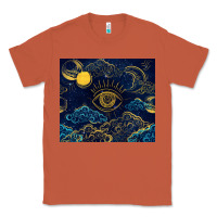 Copper evil eye moon Classic Tee - TumblerDesignByShophia