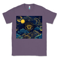 Lavender evil eye moon Classic Tee - TumblerDesignByShophia
