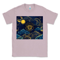 Lilac evil eye moon Classic Tee - TumblerDesignByShophia