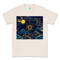 Natural evil eye moon Classic Tee - TumblerDesignByShophia