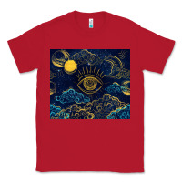 Red evil eye moon Classic Tee - TumblerDesignByShophia
