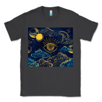 Smoke evil eye moon Classic Tee - TumblerDesignByShophia