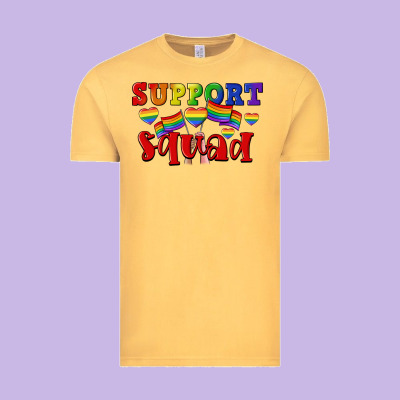 Support Squad Pride Vintage Tee Designed By Cowgirlartshop