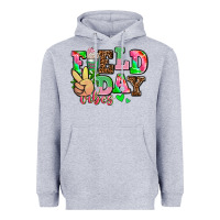 Heather Grey field day vibes Heavyweight Hoodie - AdoDesignShop
