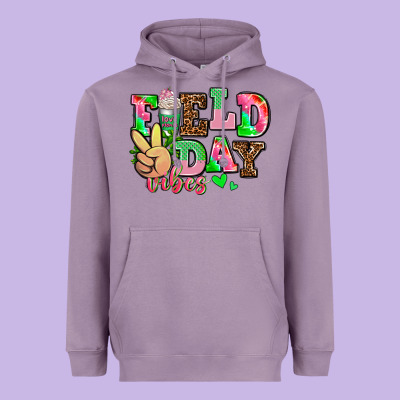 Field Day Vibes Heavyweight Hoodie Designed By Adodesignshop