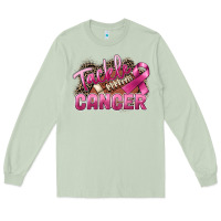 Matcha Tackle cancer Football Long Sleeve Tee - FaDigitalArtStudio
