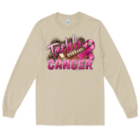 Tackle Cancer Football Long Sleeve Tee | Teevron