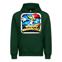 Forest Green #woody woodpecker character Urban Hoodie - longCreatives
