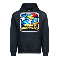 Navy #woody woodpecker character Urban Hoodie - longCreatives